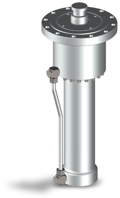 Eilgangzylinder mit Krafthub Hydraulikzylinder mit Eilgang und Krafthub