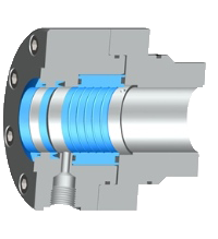 Ausführung Servofloat® Ringspaltdichtung