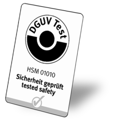 Die hydraulische Sicherheitsklemmung mit mit DGUV Test-Zertifizierung.